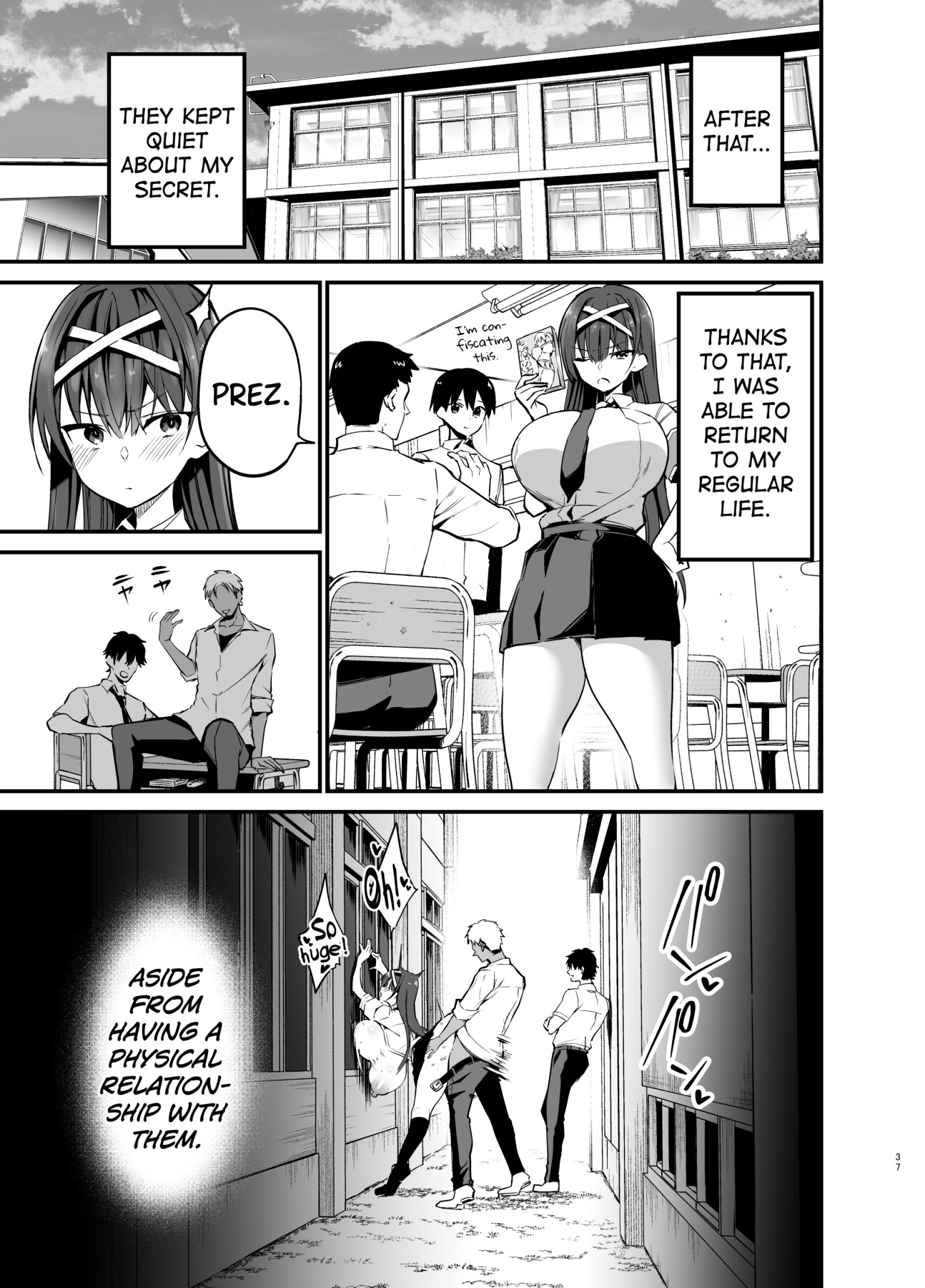 Hentai Manga Comic-The Fall of the Morals Committee President-Read-36